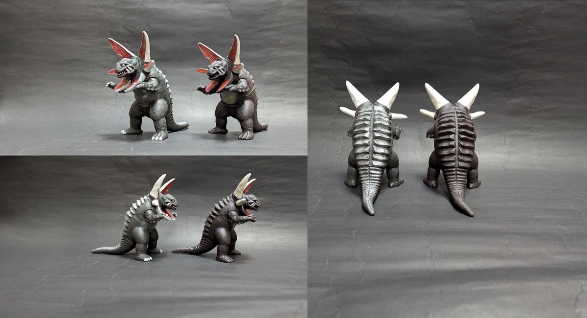 ウラン怪獣ガボラのソフビをリペイント！ #ウルトラマンオメガ