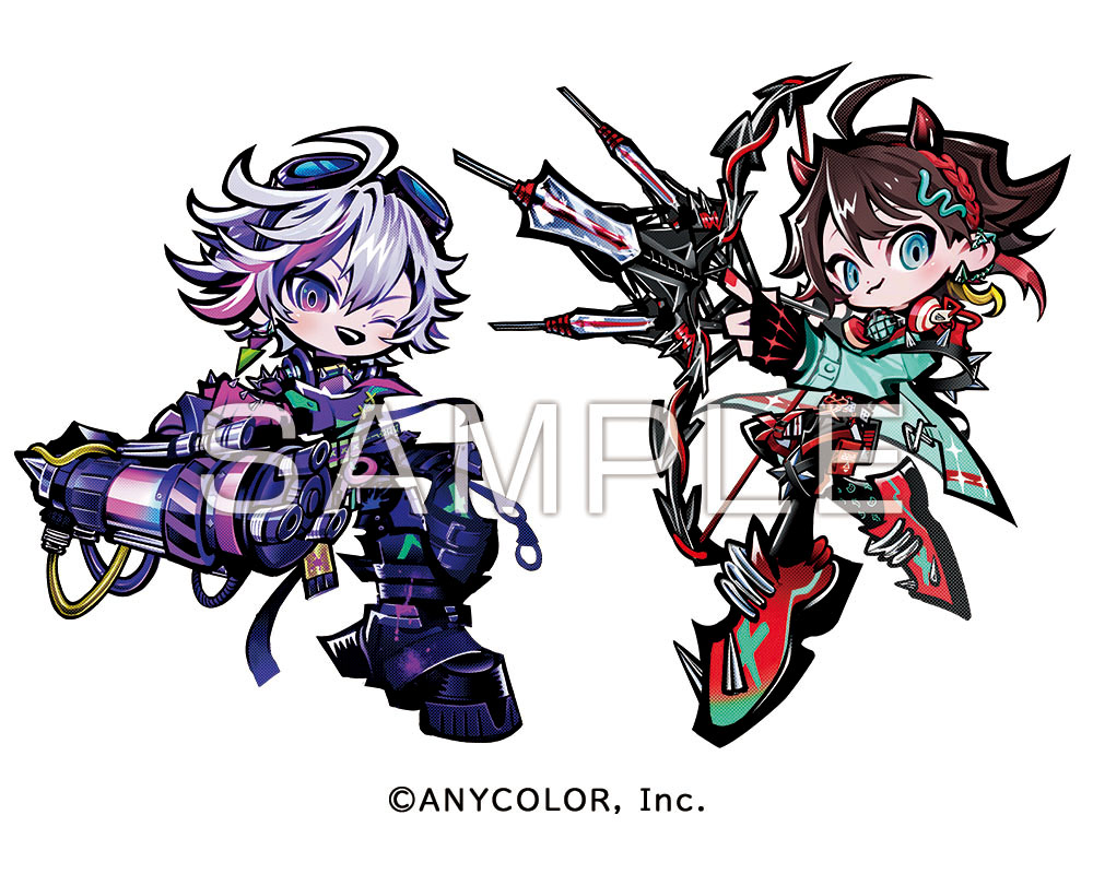 にじさんじ『NIJISANJI Stun Mode Type：Fuwa＆Saegusa』グッズにて