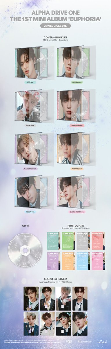 🔥ご予約急増中🔥 ALPHA DRIVE ONE THE 1ST MINI ALBUM '#EUPHORIA