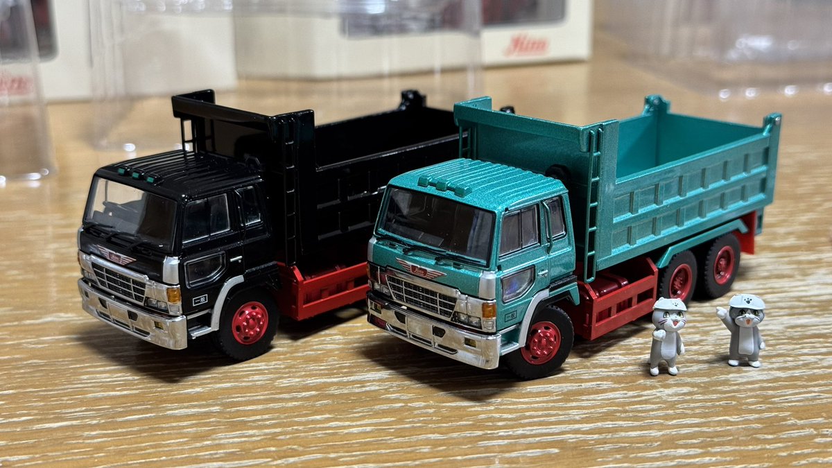 仕事から帰って来たら、DBGTの1/64日野スーパードルフィンダンプ