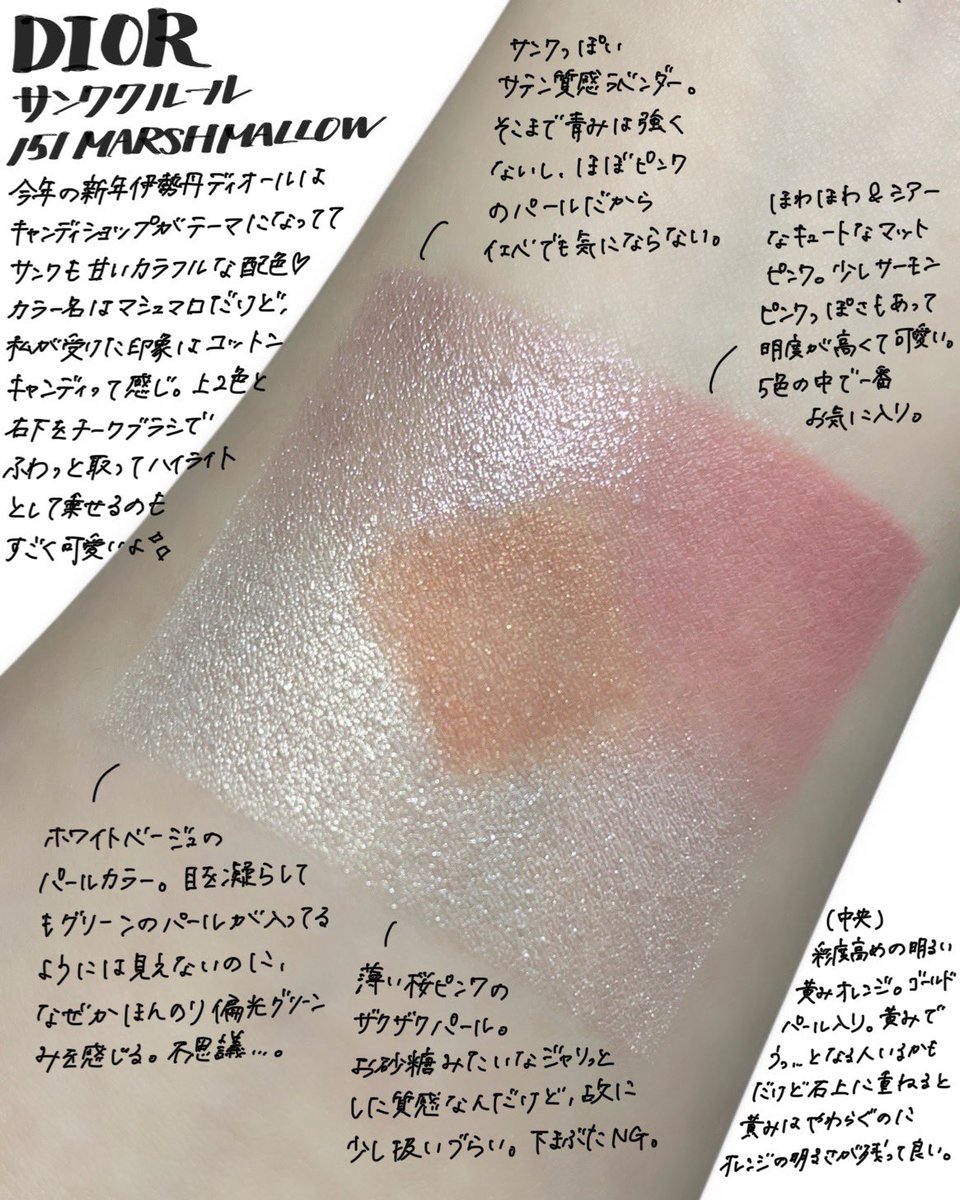 伊勢丹限定サンクのわたあめみたいなキュートさよ😭💓 (カラー名は