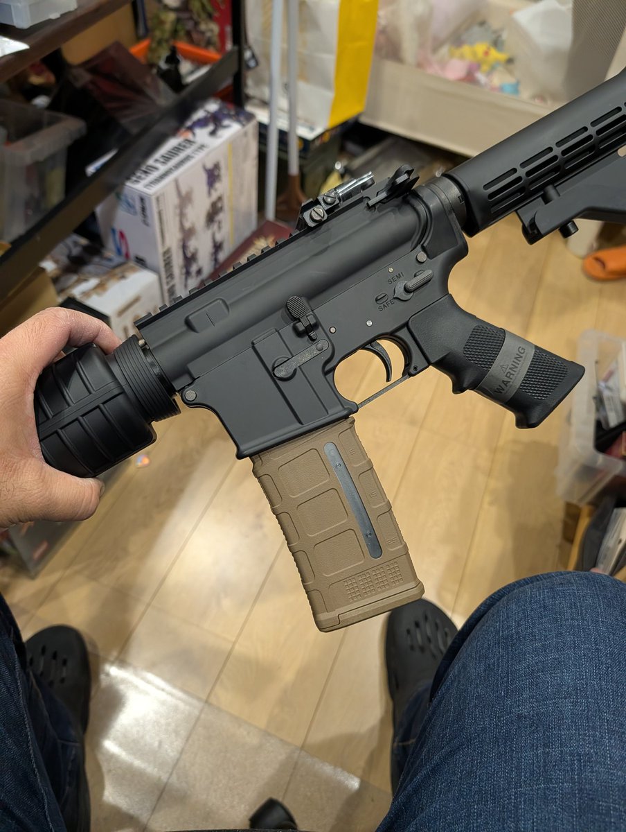 マルイのエボルト、実物PMAG加工してエボルトマガジン移植してみた