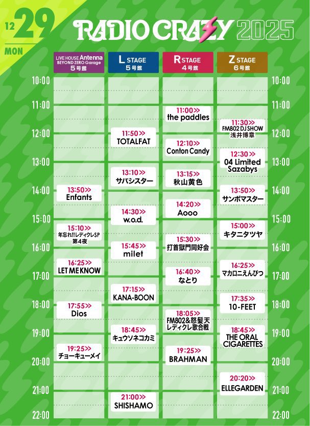 📍本日 #milet 出演！ ー2025年miletライヴ納め🎤ー 【FM802 ROCK