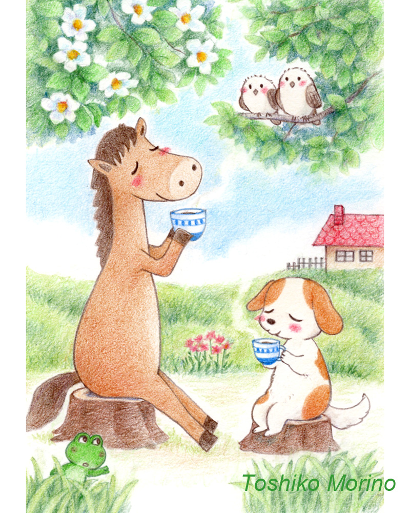 もりのとしこ＠色鉛筆画 (@toko_morino) / Posts / X