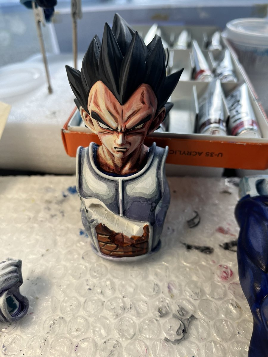 DIY ドラゴンボール/フィギュア/リペイント/カスタムペイント/SOLID