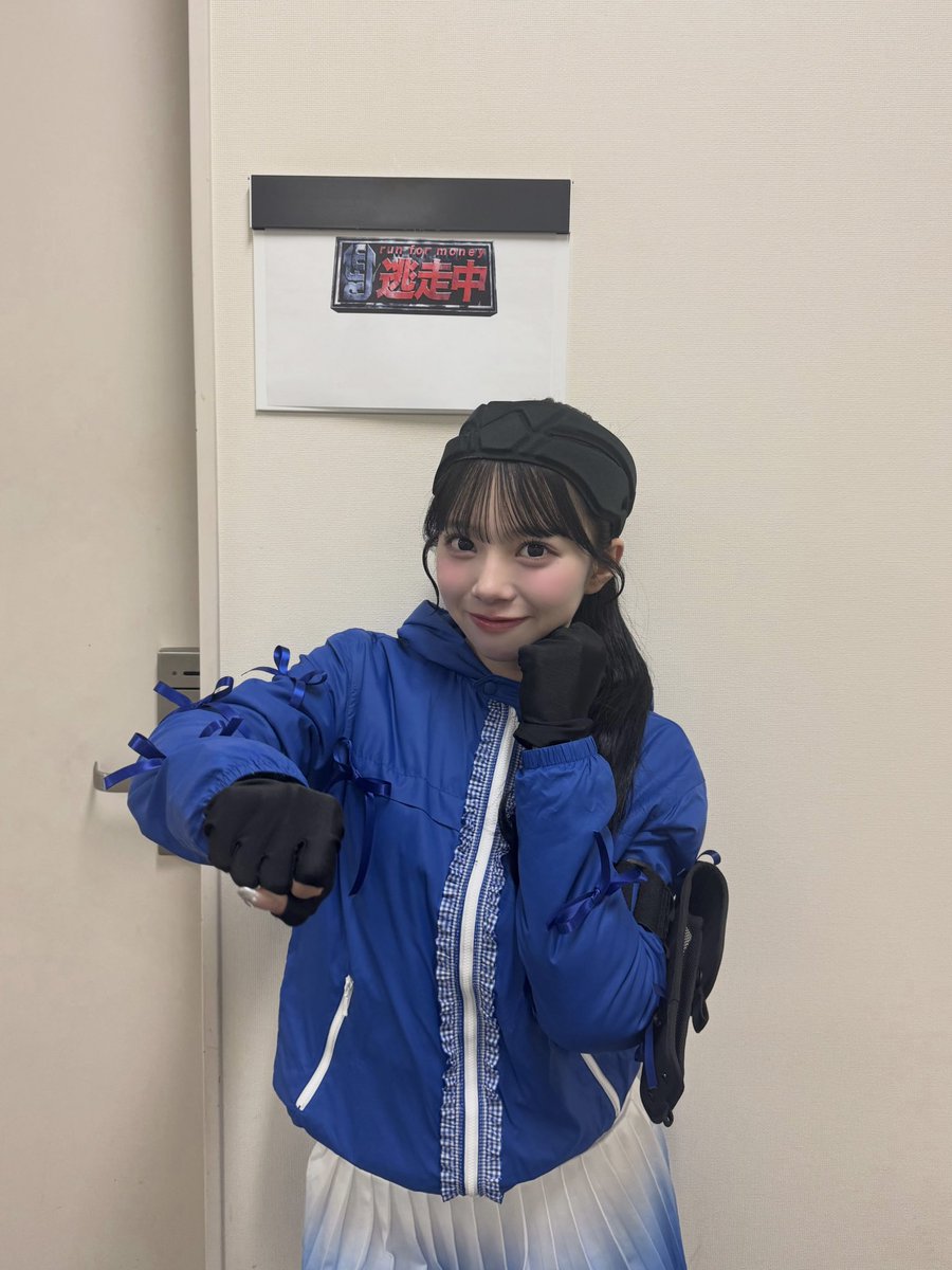 逃走中 に出演させていただきました！ CUTIE STREET 青色担当 増田彩乃