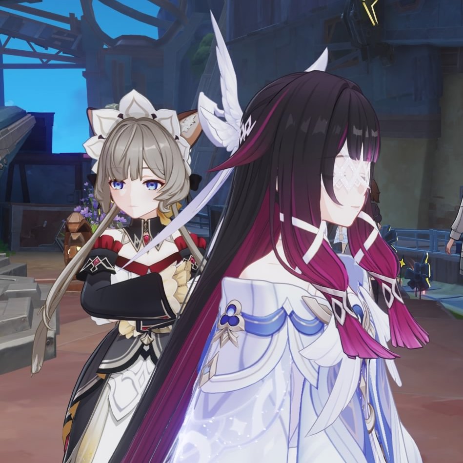 サンドローネ×コロンビーナ」 #原神 #原神写真部