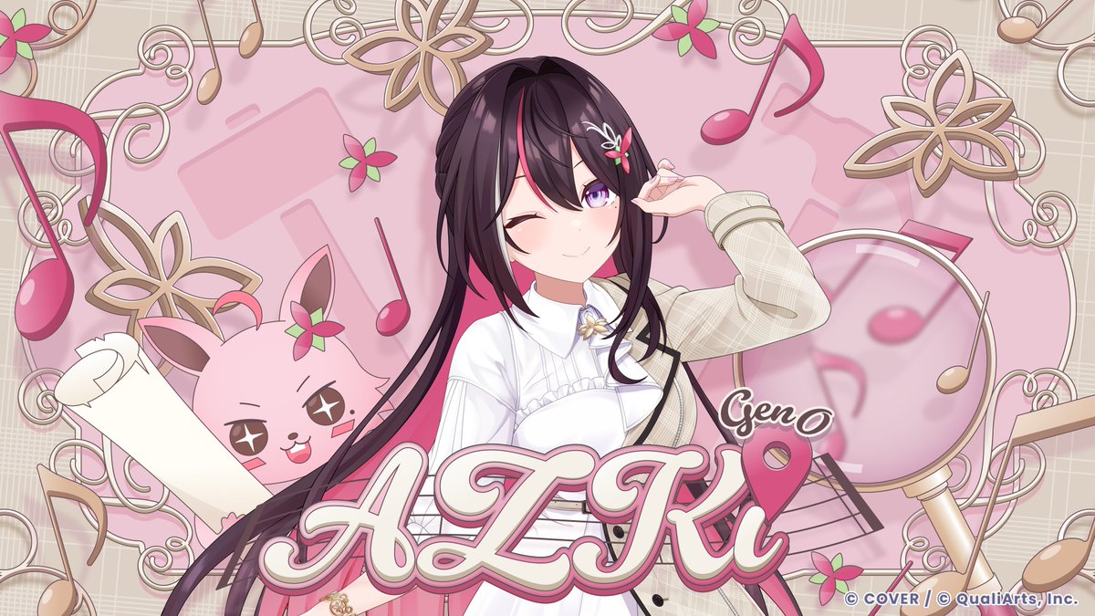 ◥◣ カードイラスト初公開🎉◢◤ 「Virtual Diva AZKi 仮想世界の歌姫