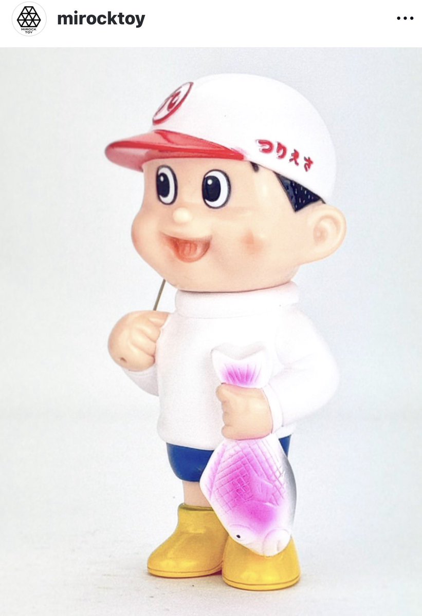 釣りフェスで販売されるミロクトイさん原型の九ちゃんソフビ良いよな