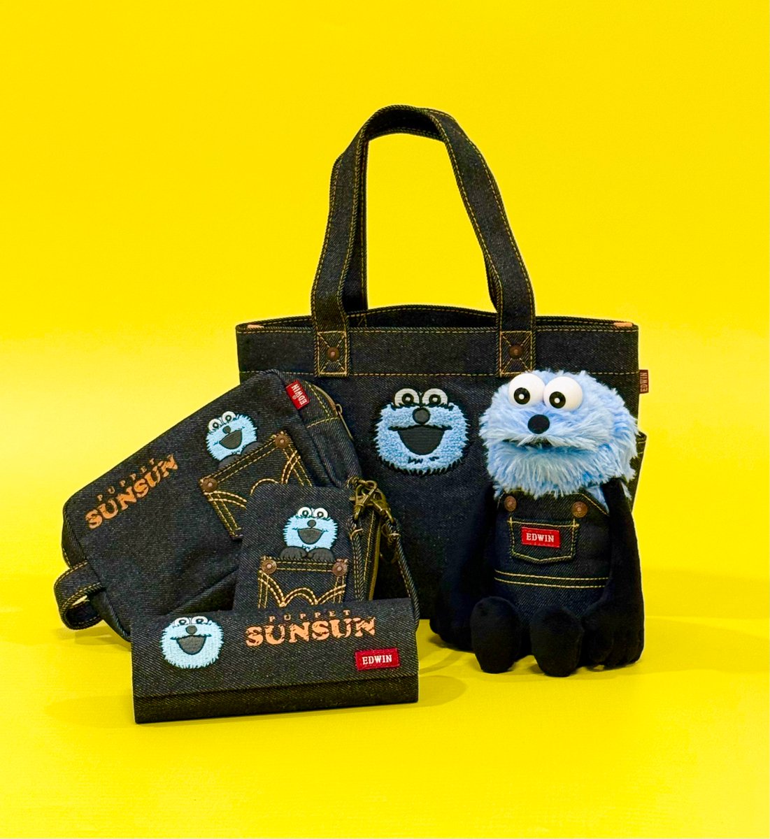 PUPPET SUNSUN ONLINE STORE】 「PUPPET SUNSUN × EDWIN」シリーズが
