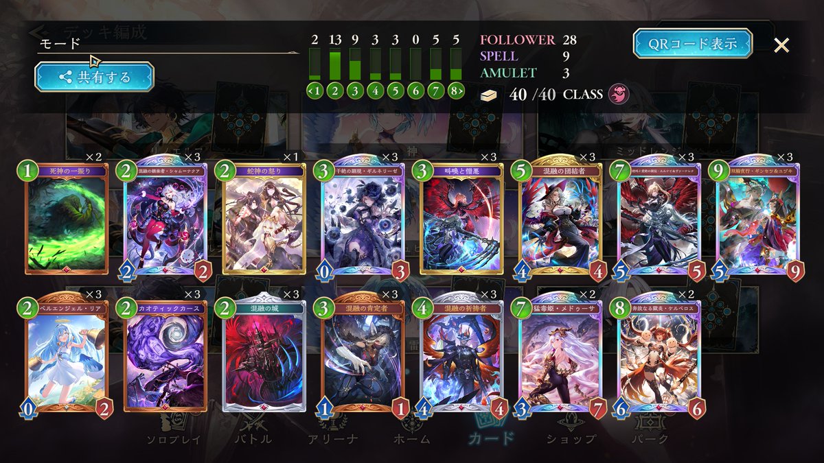 モードナイトメアでLEGEND行きました！ メデューサは基本的に7ターン