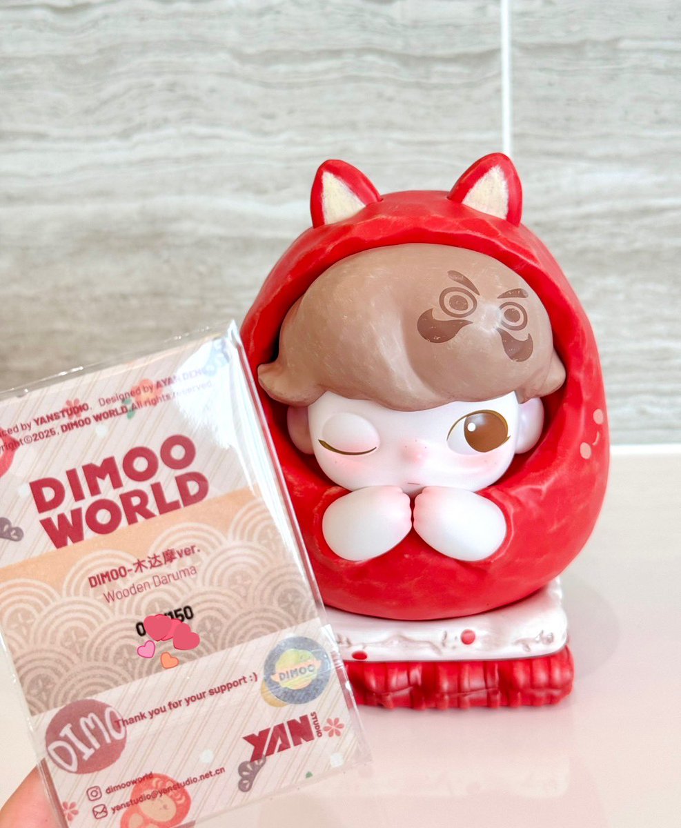 POP MART DIMOO 日本限定 だるま ディムー dimoo popmart 日本限定