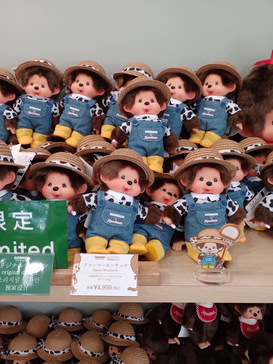 大分の湯布院にGOEMONカフェのモンチッチショップがオープンしました