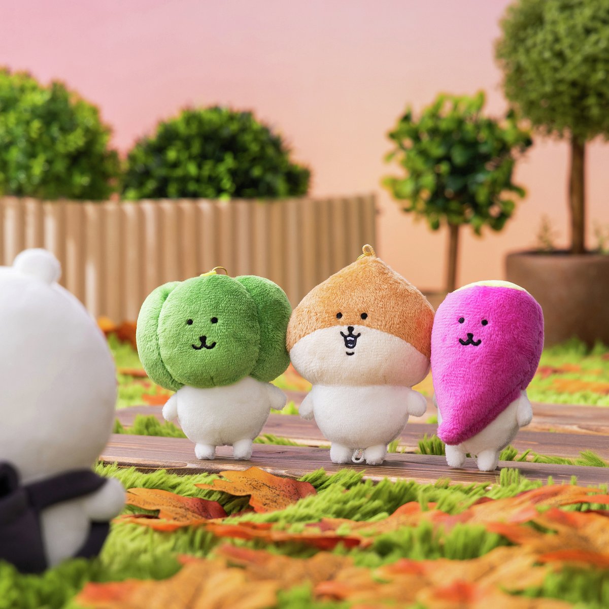 🍴新商品🍴 『繋がる 芋栗かぼちゃマスコット』 3,850円(税込) 気づけ