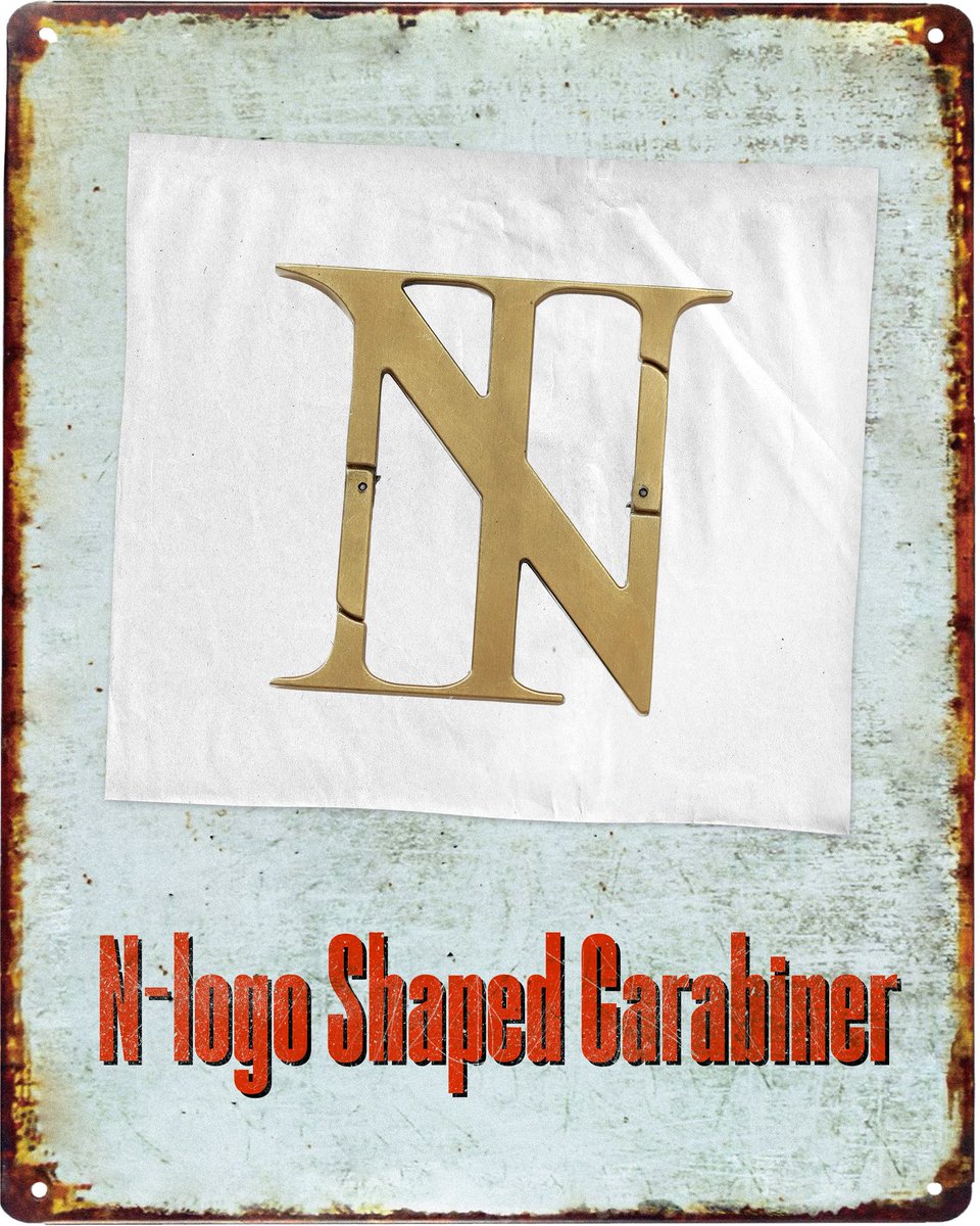 Goods Info】 N-Logo Shaped Carabiner Price : ¥2,500- (in tax) 『N