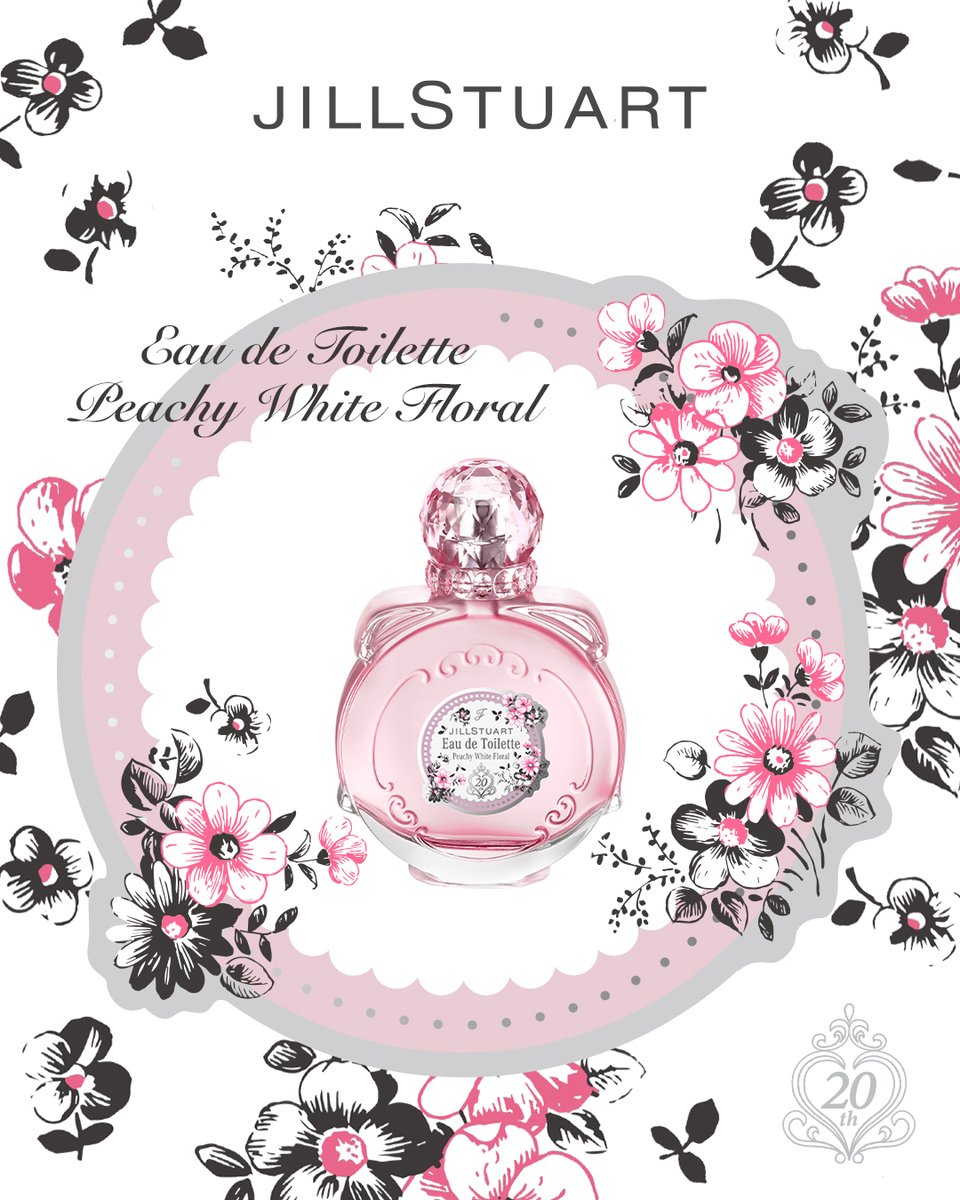 💐明日10月24日(金)より発売💐 🤍ピーチー ホワイトフローラル