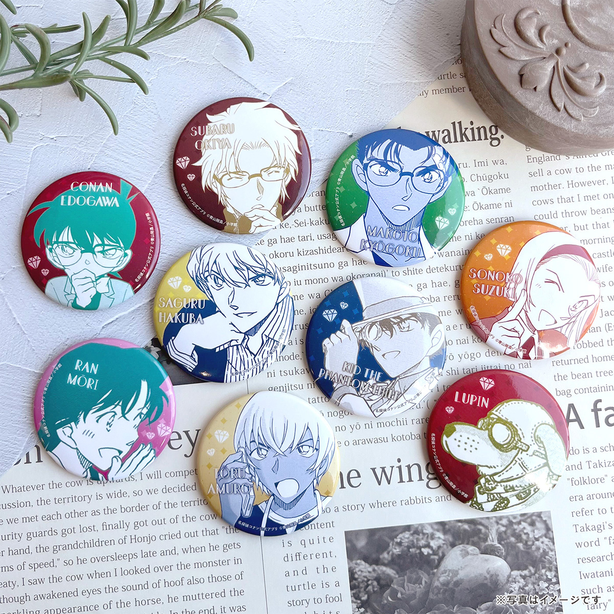 コナンランド グッズ販売情報📣 ／ ＃コナン公式アプリ 缶バッジ vol.4