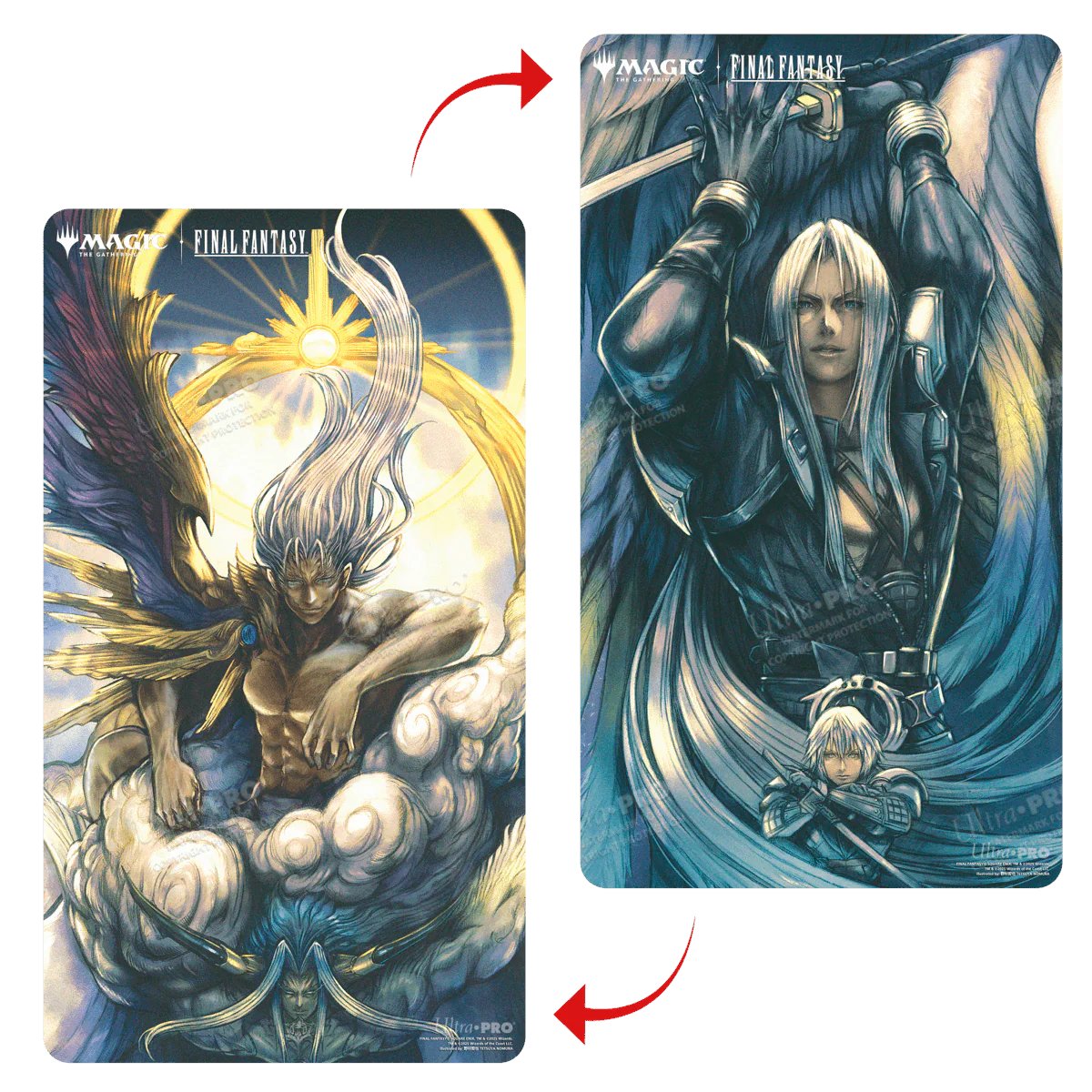 MTG FF クラウド ユウナ セフィロス プレイマット 3枚セット新品未開封