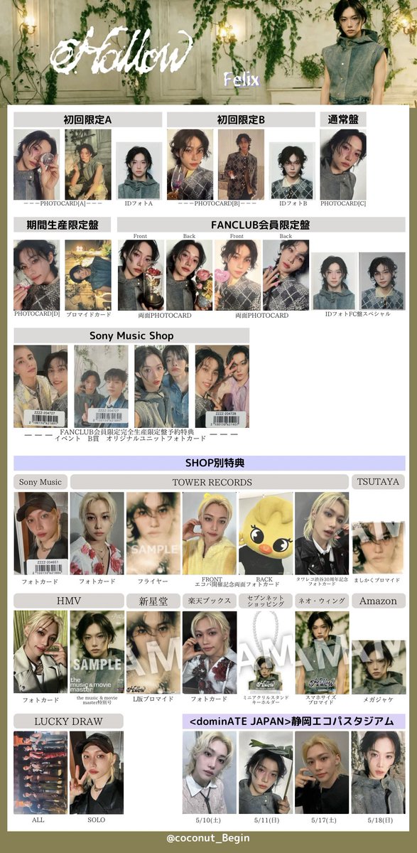 Stray Kids 日本 アルバム スキズ JAPAN 3rd Mini Album『Hollow