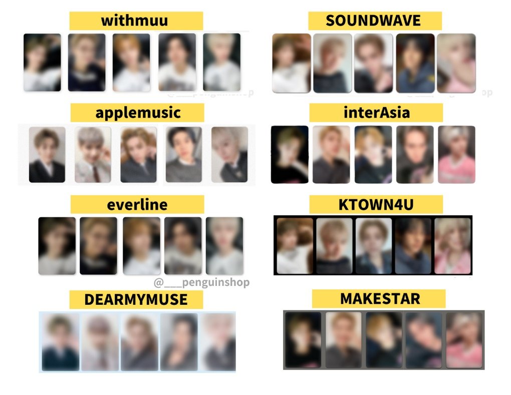 🤍🤍🤍 #WayV [BIG BANDS] 🤍🤍🤍 【 店舗特典 まとめ 】 予約リンクは