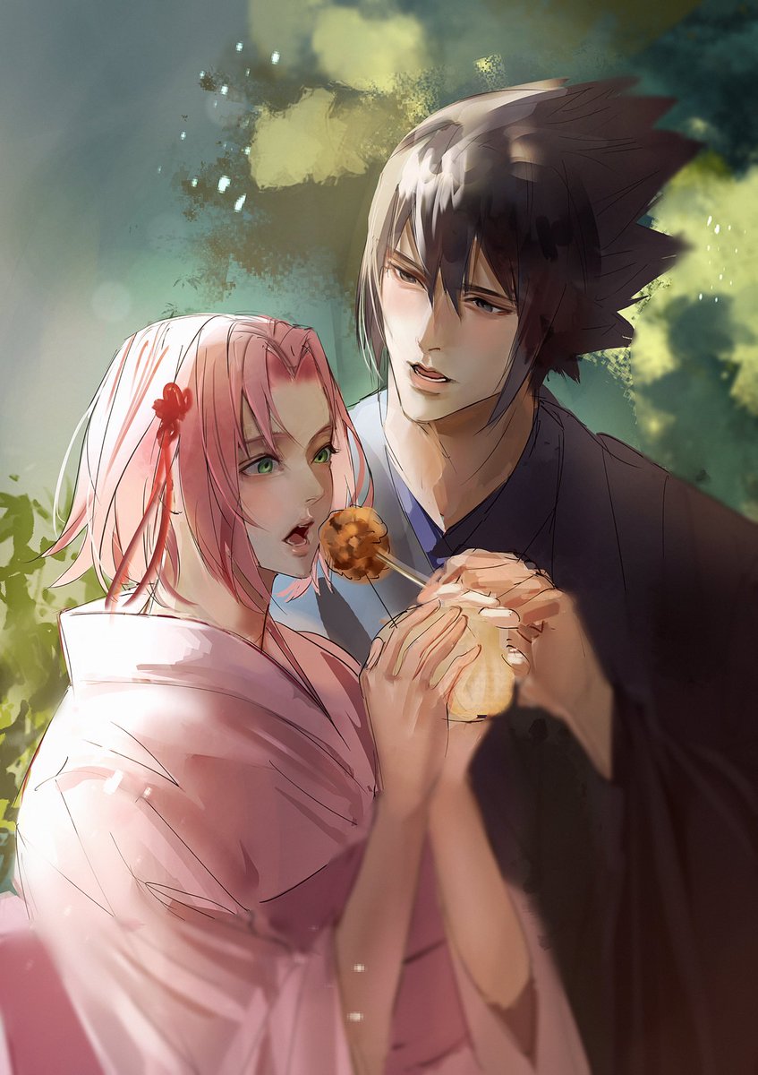 She looks just like a dream #Sasusaku #サスサク