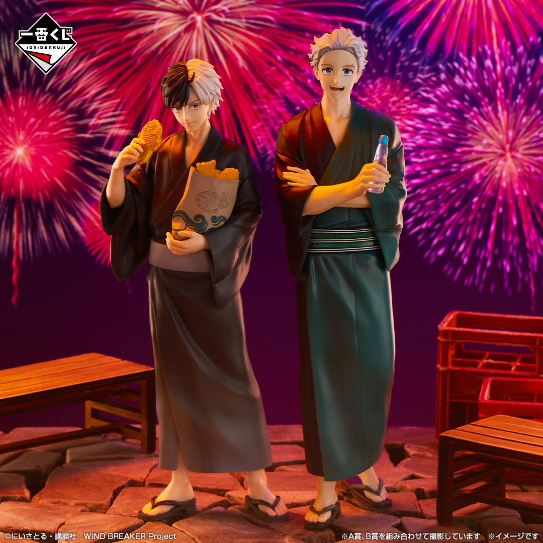 A賞 桜 遥 浴衣フィギュア B賞 梅宮 一 浴衣フィギュア ラストワン賞