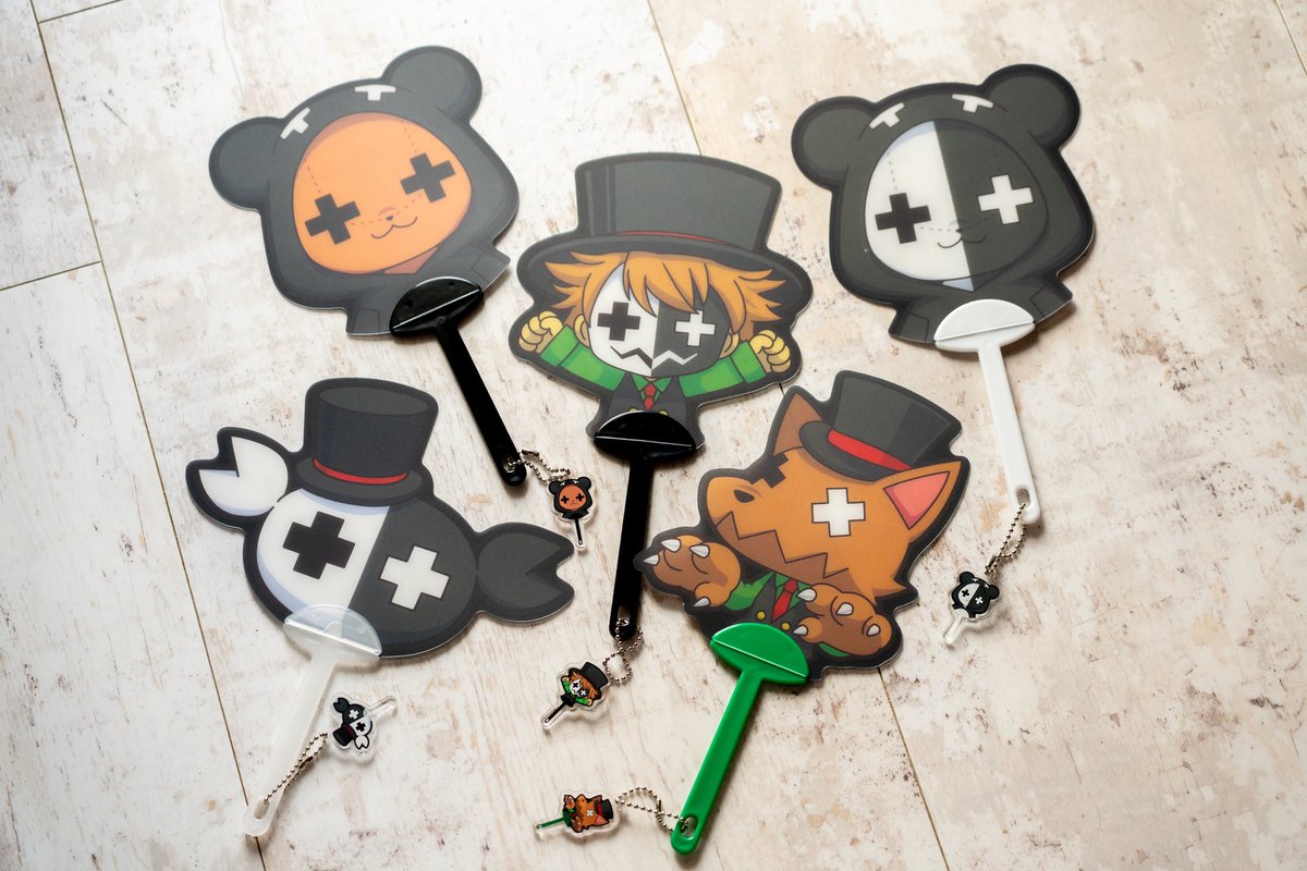 レトルトさんのオンラインくじの商品、G賞(ダイカットうちわ)とH賞