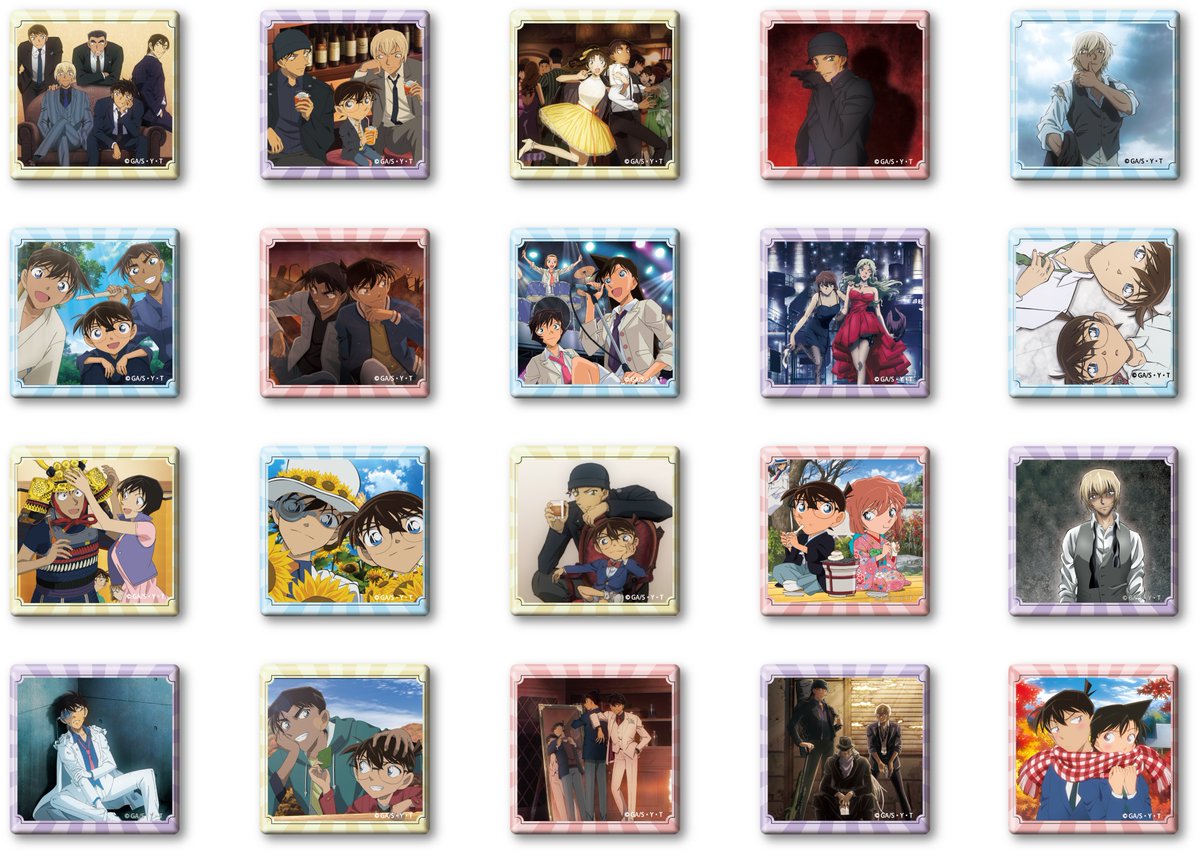 ◢◤オンライン販売実施中◢◤ #名探偵コナン TDメモリアル缶バッジ