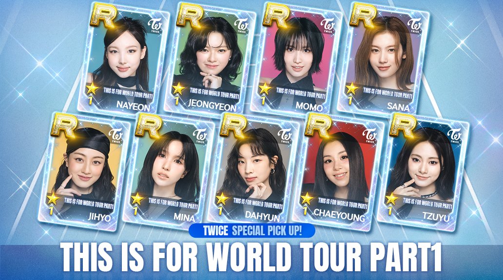 📖SUPERSTAR JYPNATION カード追加🎖️ TWICE の新しいカード 『THIS