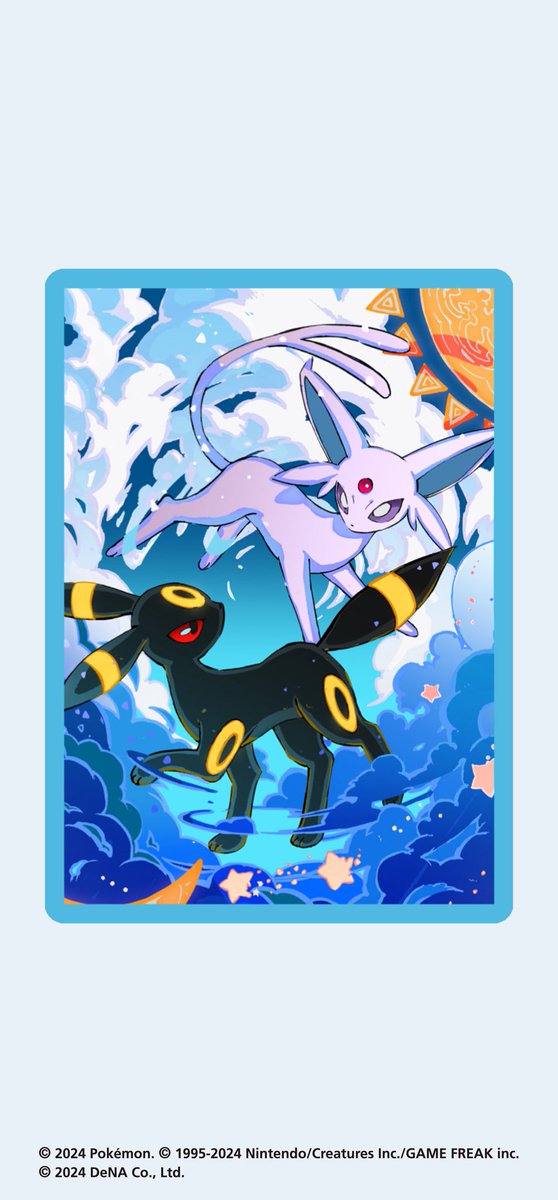 エーフィ ,ブラッキー 「【お仕事】 『Pokémon Trading Card Game