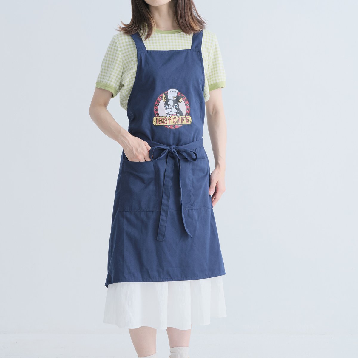 グッズ紹介ッ！】 ＼「IGGY CAFE」エプロン ／ 「IGGY CAFE」のロゴが