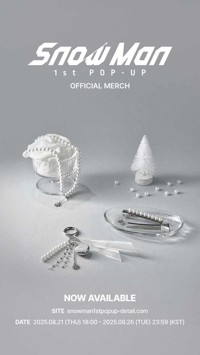Snow Man 1st POP-UP / SEOUL -Information ⛄️グッズの事前購入受付