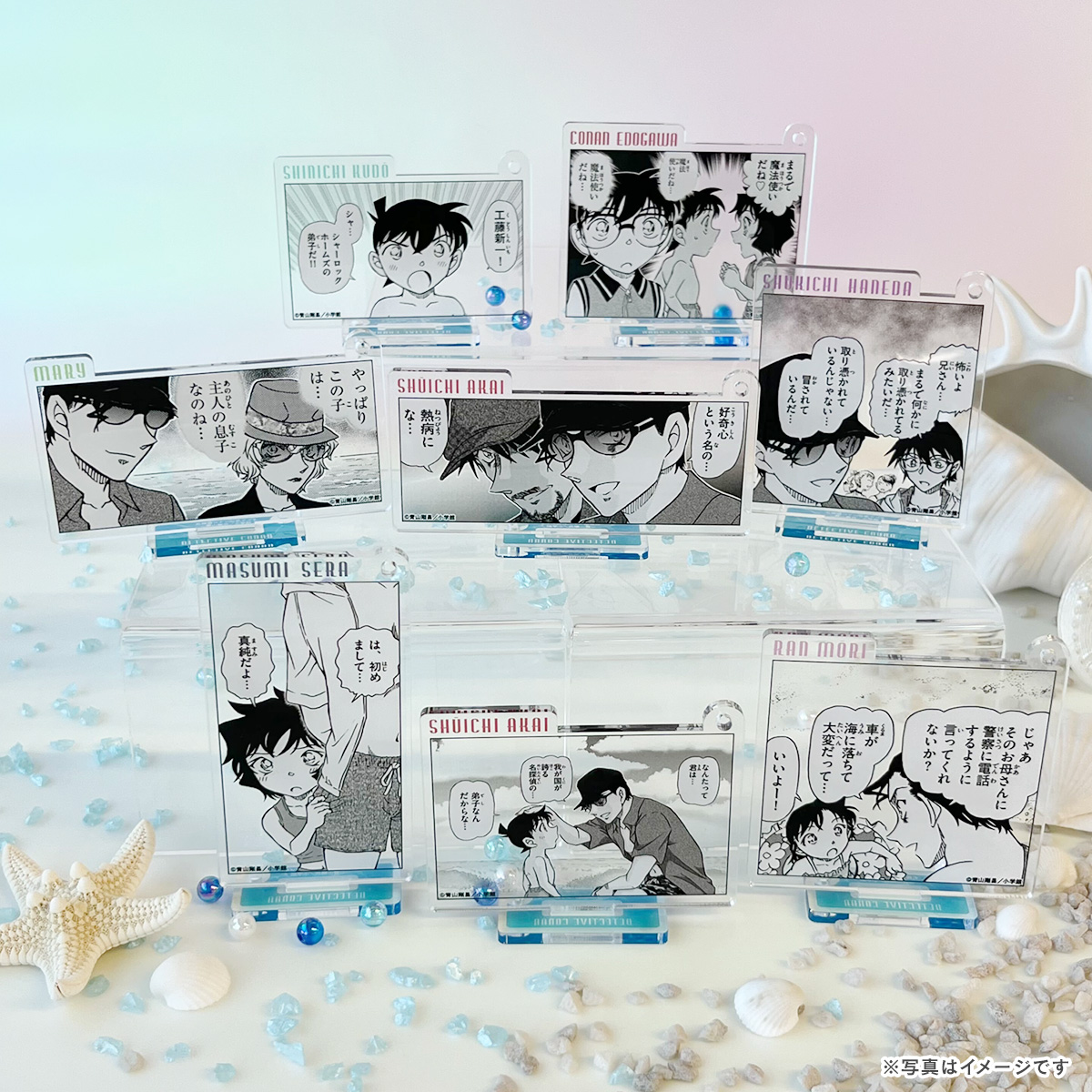 本日発売！ 🏖️さざ波シリーズ🏖️ ＼ 缶バッジとアクリル