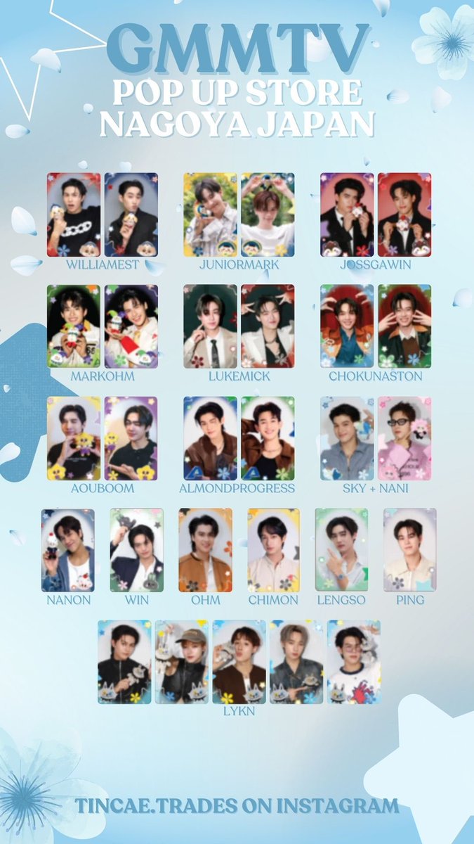 Nagoya Japan GMMTV wishlist I'll be updating once I get better