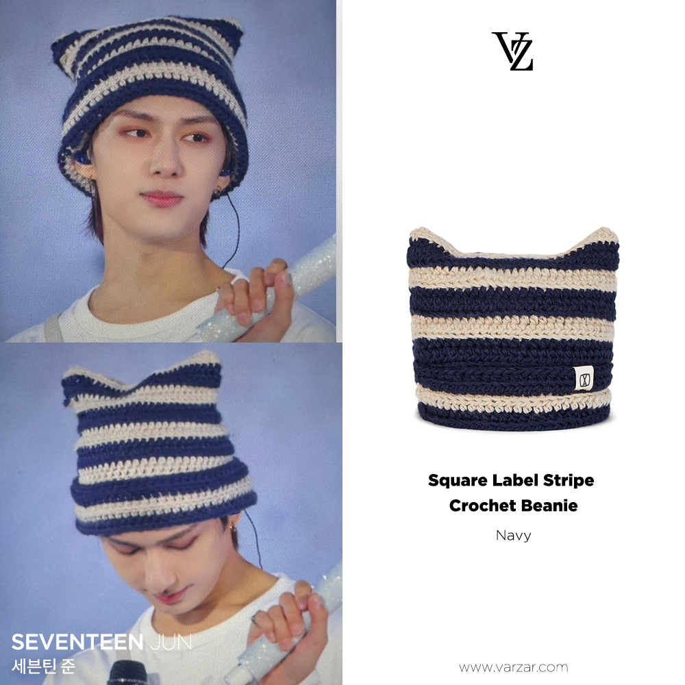 SEVENTEEN #ジュン 様着用の猫耳ニット帽😻 大人気で一時品切れだった