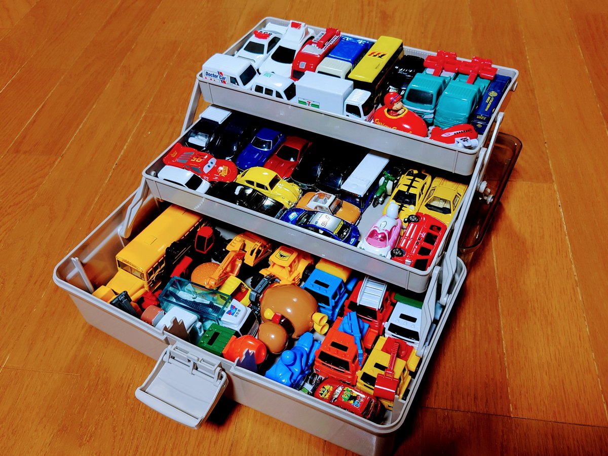 こ、これは良い！！ トミカたち in スリコのツールボックス