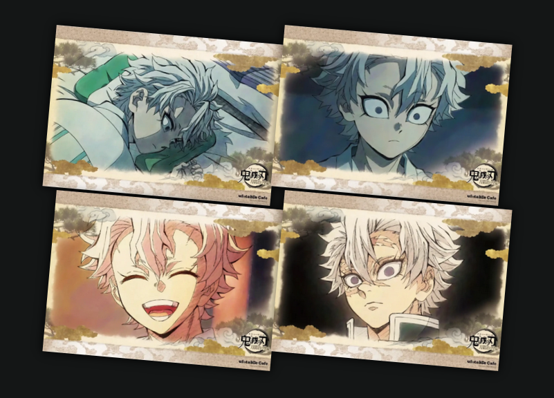 鬼滅の刃 実弥 ufotable カフェ 刀鍛冶の里編 絵巻 44mm 缶バッジ