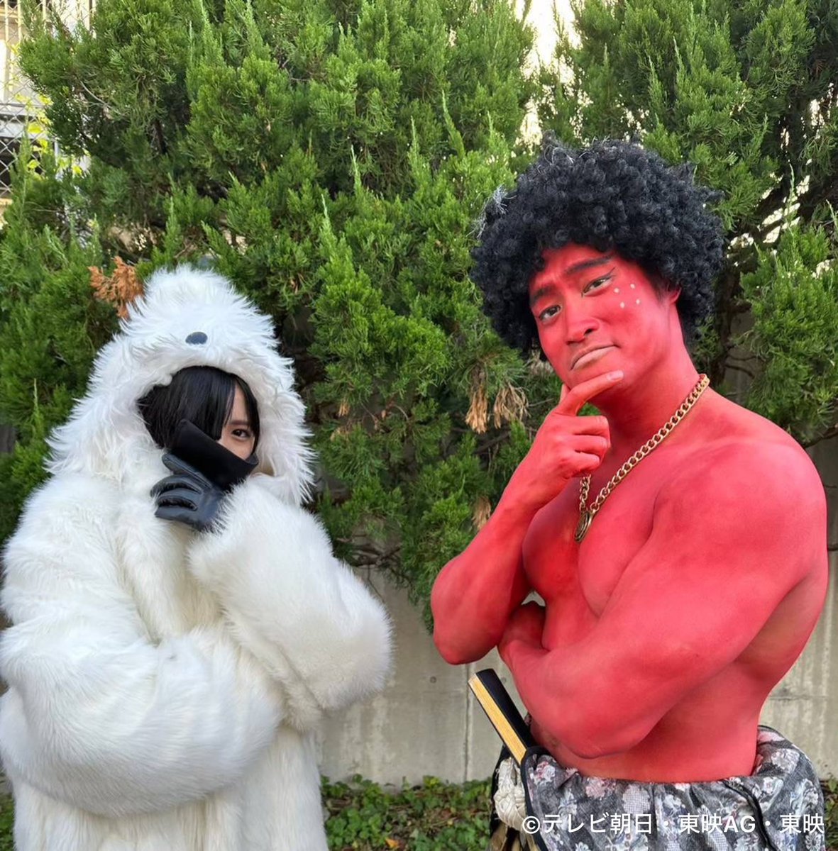 本日赤鬼デビューしました！😄 ここぞとばかりに写真をいっぱい撮った