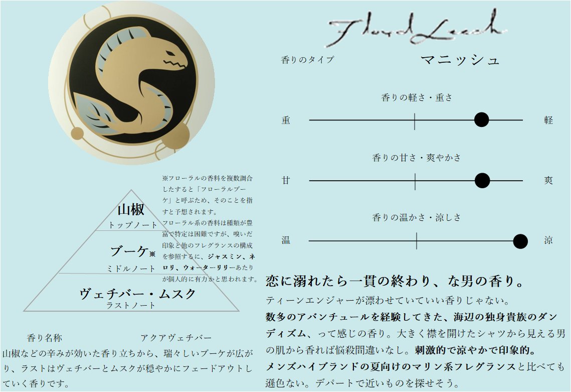 ツイステ ルームフレグランス試香会 ～オクタヴィネル編～ アズール