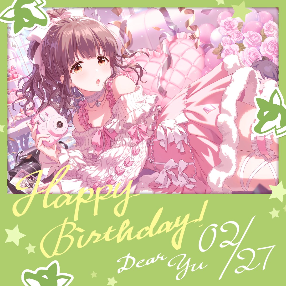 🎂HAPPY BIRTHDAY 優🎂 2/27は鈴村優(CV：麻倉もも)の誕生日