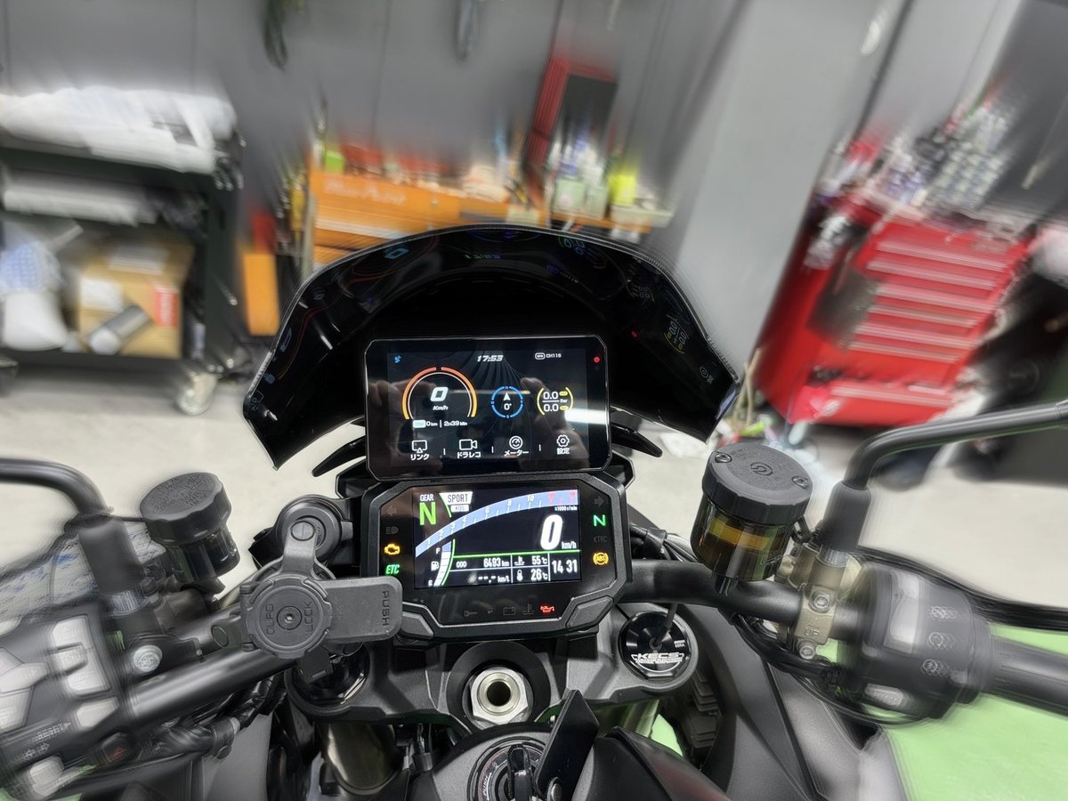 ZX-4Rにこうやって付けたい そろそろホームセンター行くか..