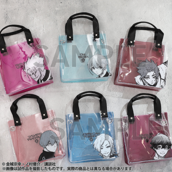 ブルーロック展 グッズ情報】 □原画コマクリアバッグ（14種） クリア