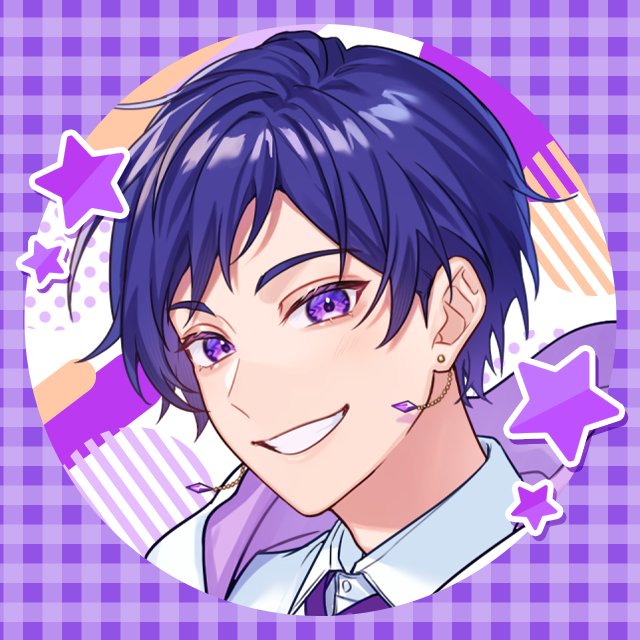 本垢のアイコンがついに新しくなりました️✨️ 記念に💜ぽちぽち