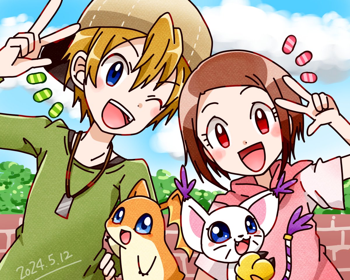 デジモンアドベンチャー02（高石タケル＆パタモン＆八神ヒカリ