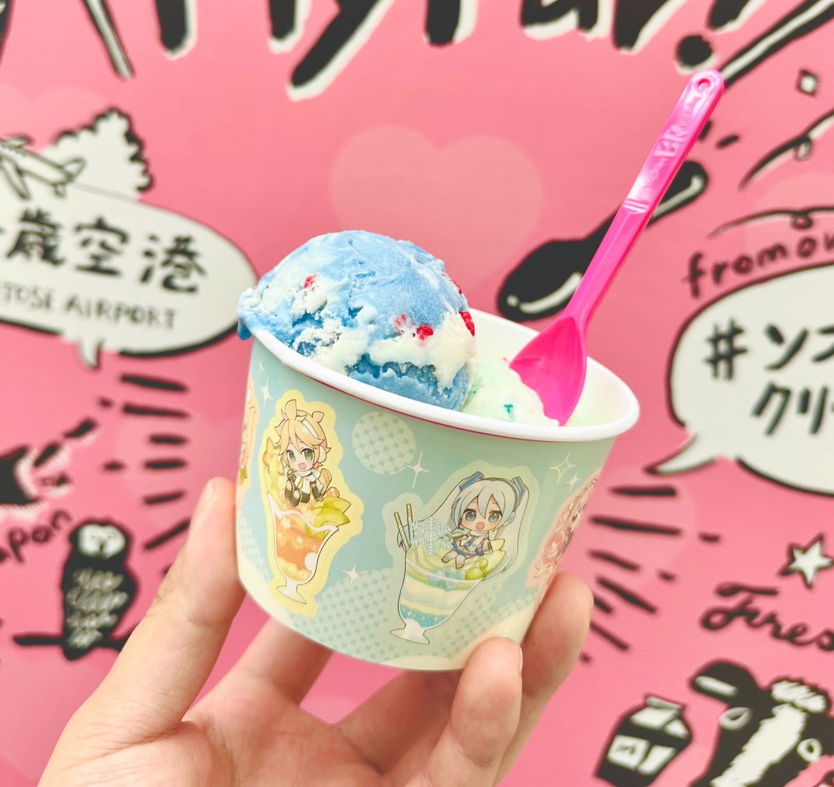 雪ミク スカイタウン】 🍦新千歳空港ソフト・アイスクリーム総選挙2024