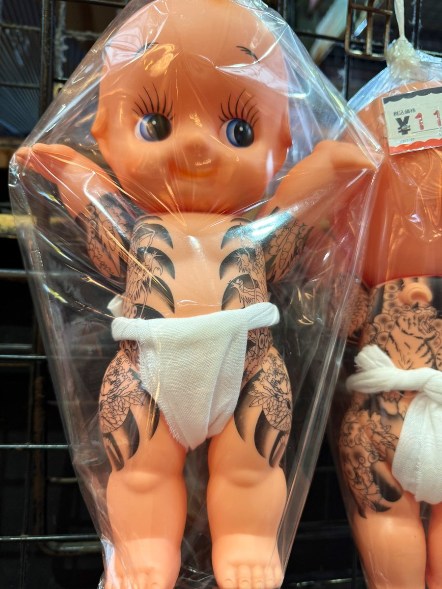 浅草で売ってた刺青キューピー19800円