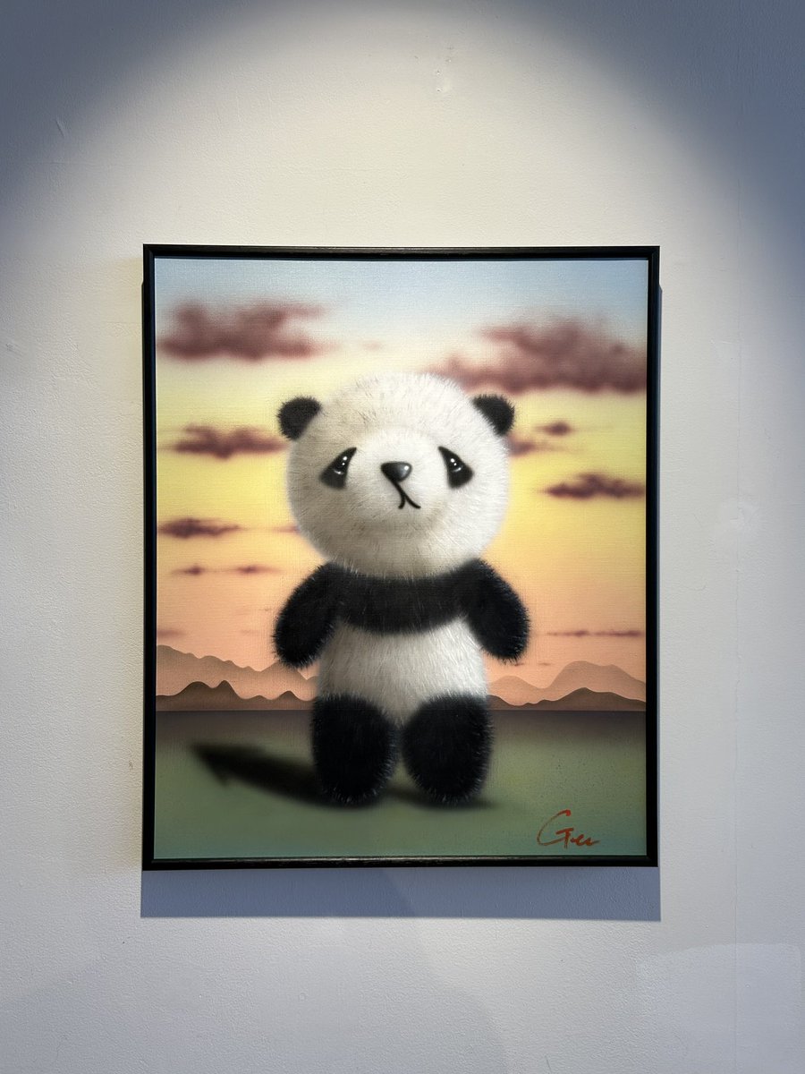 今日からはじまったlove ear artでお馴染みの桂川弦さんの個展へ