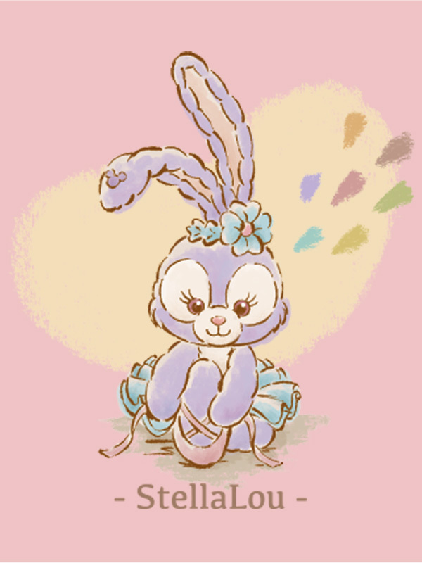 ダンスシューズをはいているステラ・ルー👡 これからダンスの練習かな？