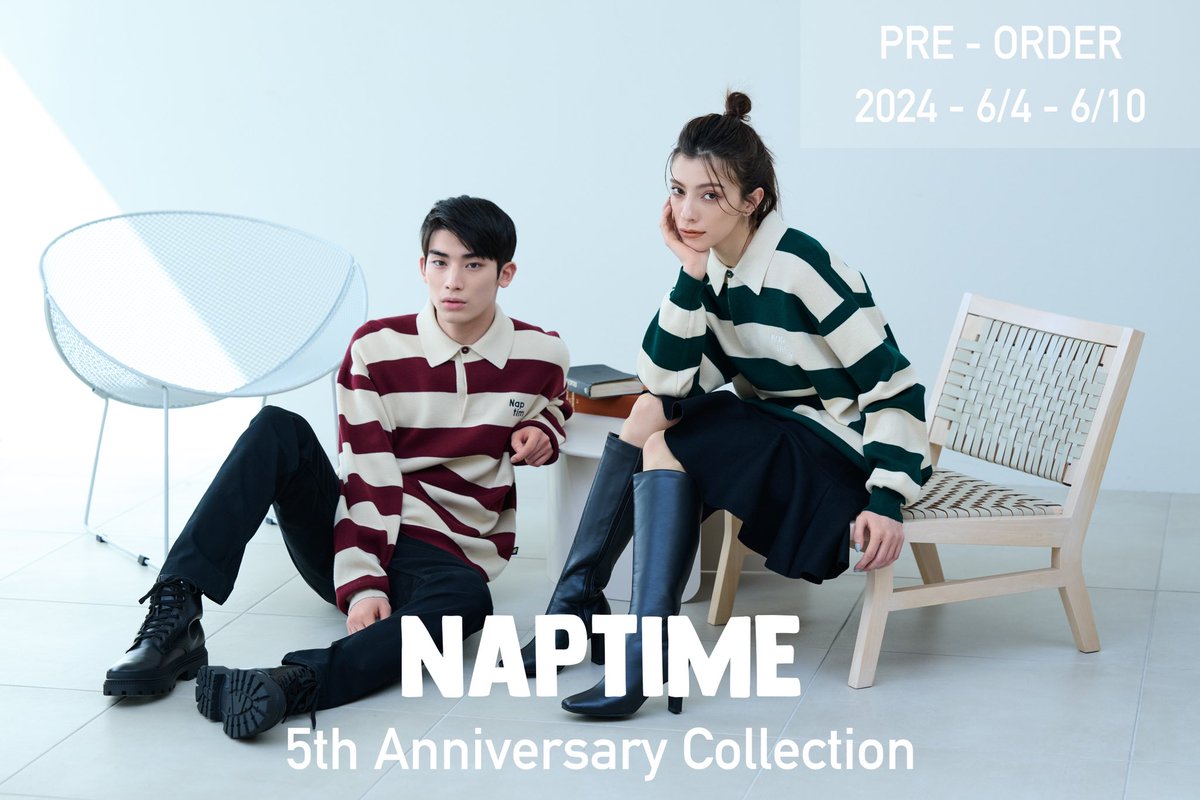 📣お知らせ📣 Naptime. Naptime.5th Anniversary🌟 《2024 FALL/WINTER