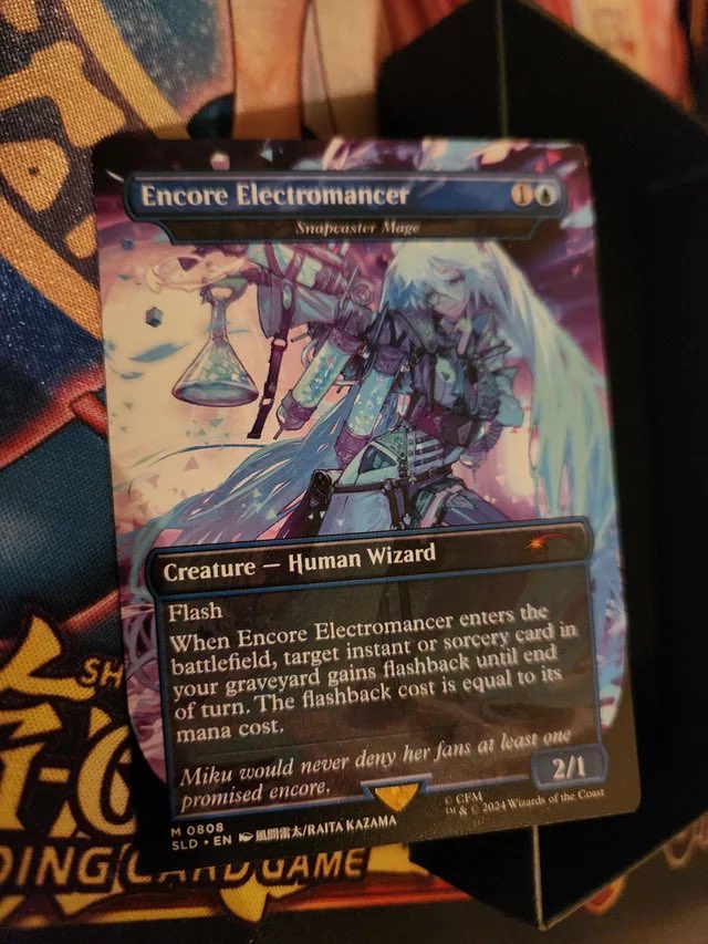 初音ミクのSecretLairのボーナスシートの2枚目が見つかる。カードは